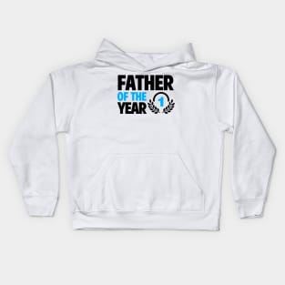 Father's Day Gift Father Of The Year Daddy Birthday Kids Hoodie